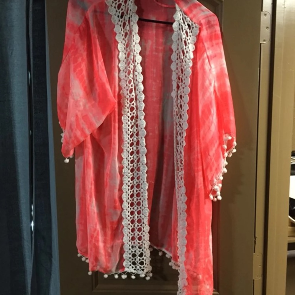 Cute Pink and white kimono